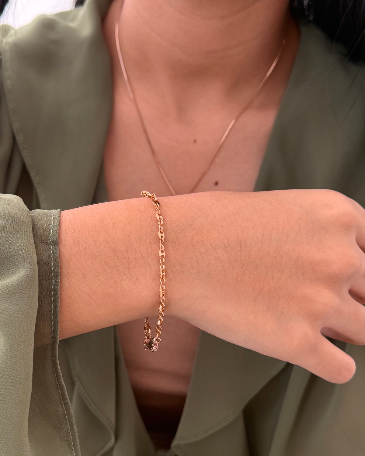 Pulsera Gucci oro Rosa