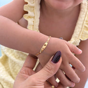 Pulsera Espejo placa 14cm