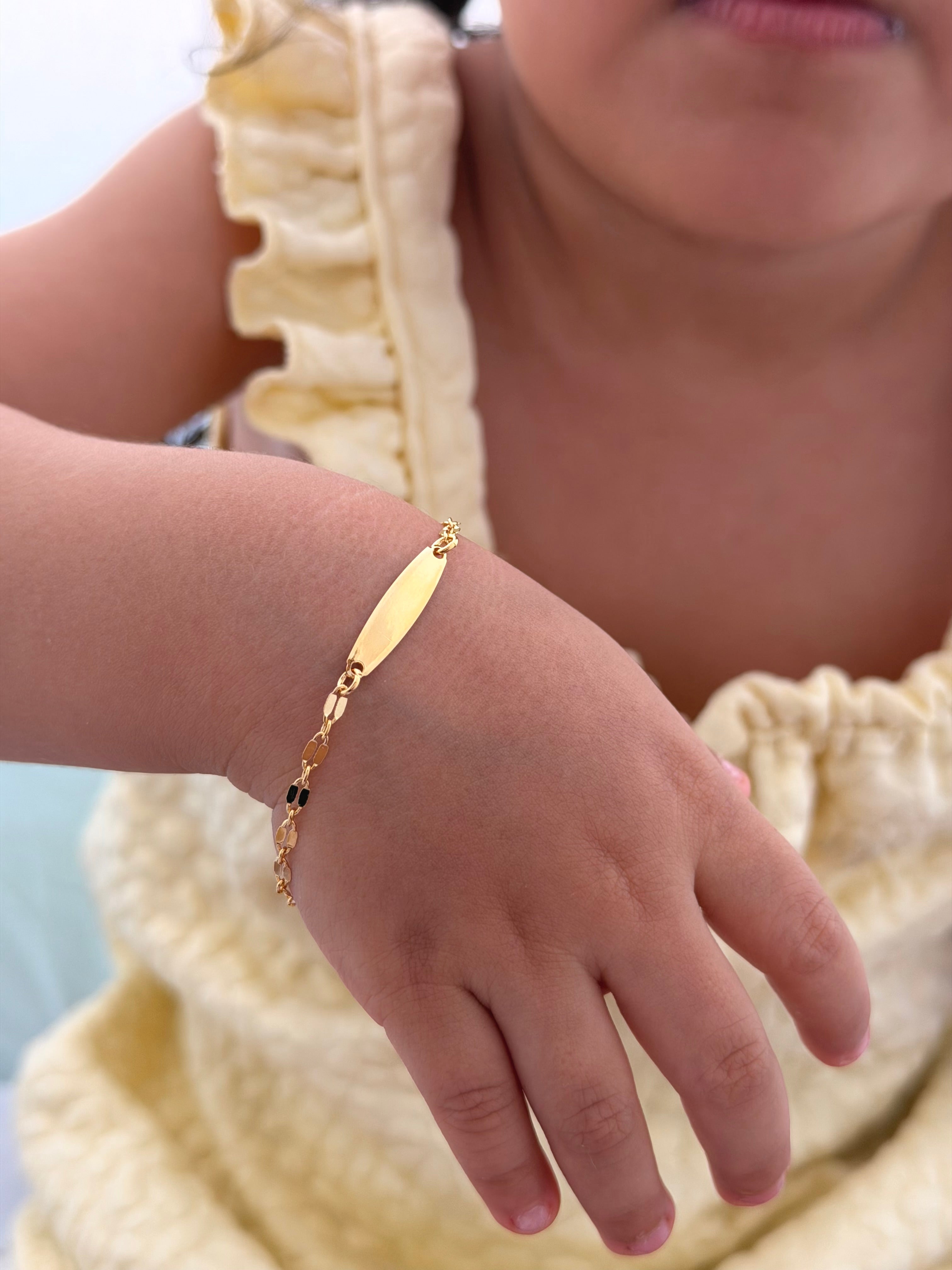 Pulsera Espejo placa 14cm