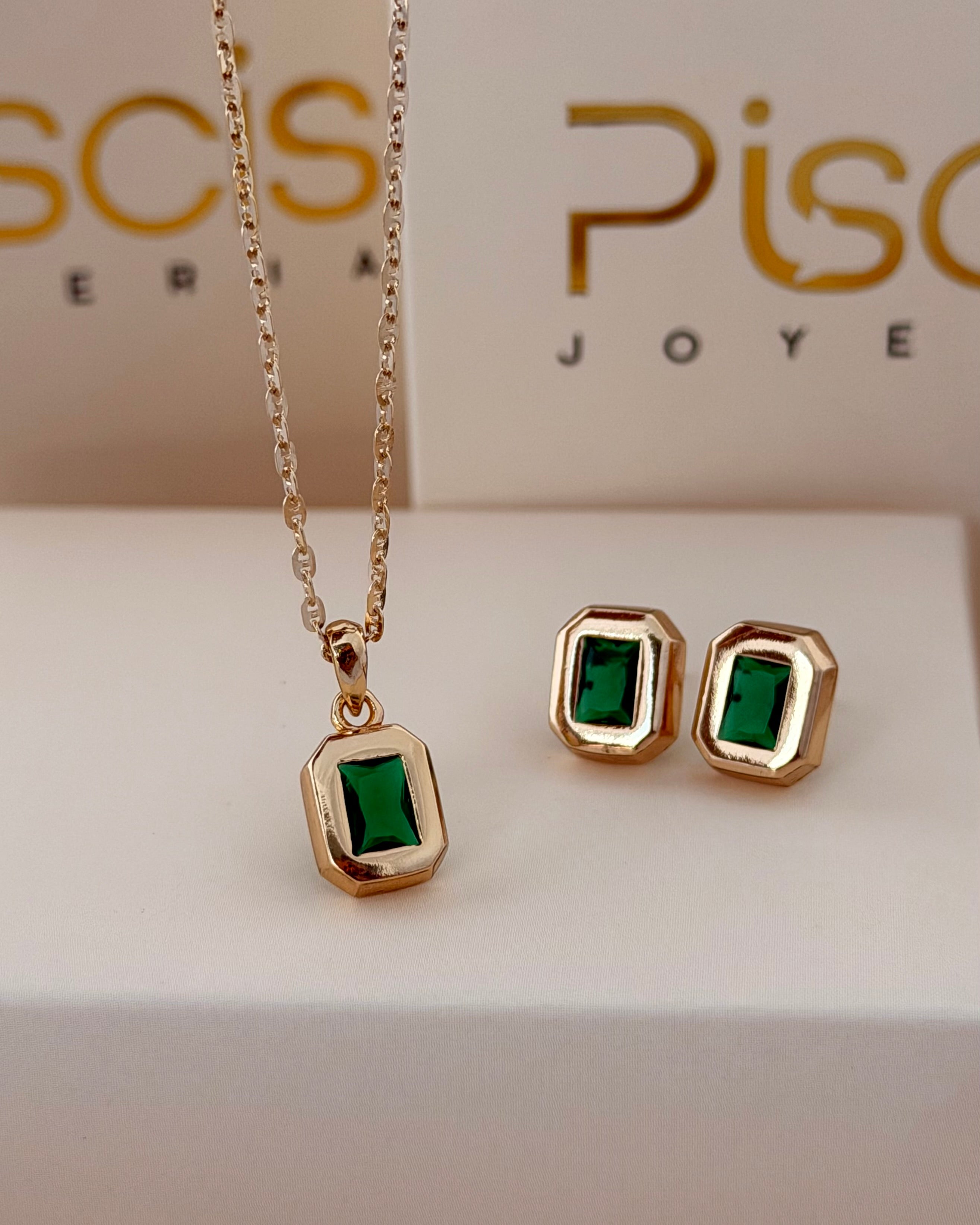 Set Cuadro verde
