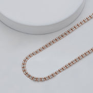 Cadena ICE IT 45cms plata y oro Rosa