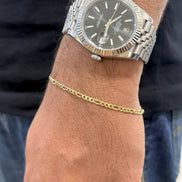 Pulsera 3x1 It 19.5cms base plata