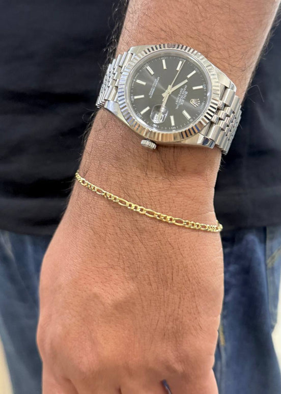 Pulsera 3x1 It 19.5cms base plata