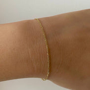 Pulsera 3x1 16cms base plata