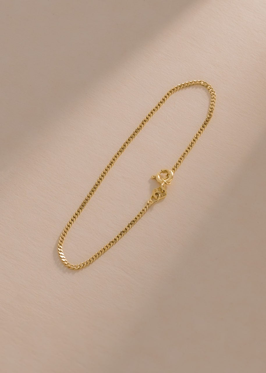 Pulsera Cubanita 1.5mm 15cms con ext