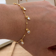 Pulsera corazones