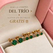 Aretes Circon Verde
