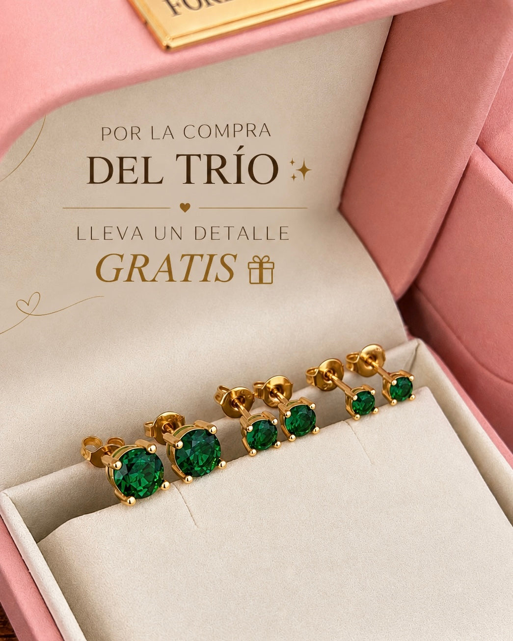 Aretes Circon Verde