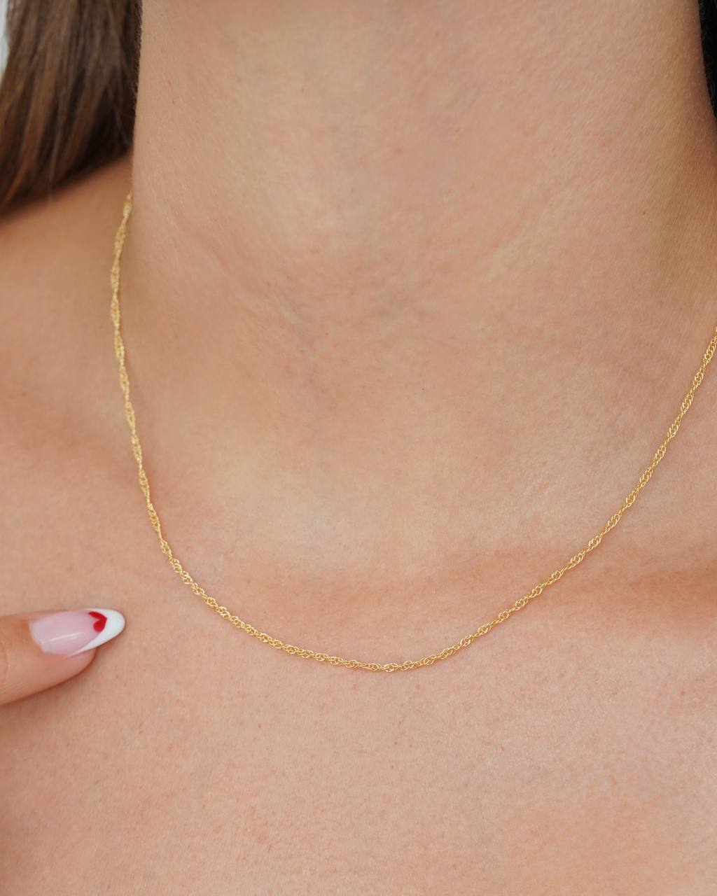 Cadena 45cms + Dije Placa Inicial