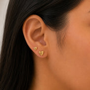 Dúo Aretes corazón