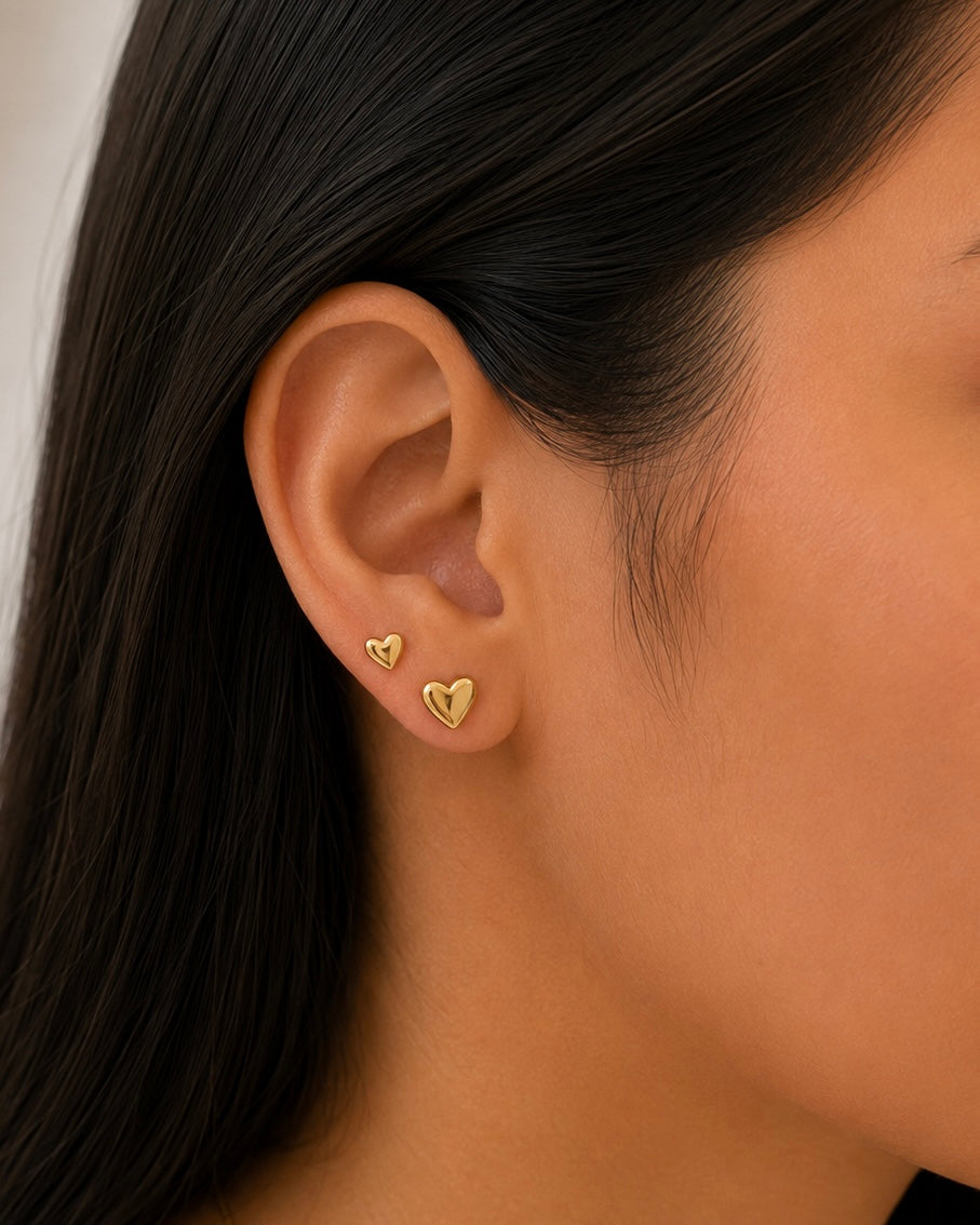 Dúo Aretes corazón