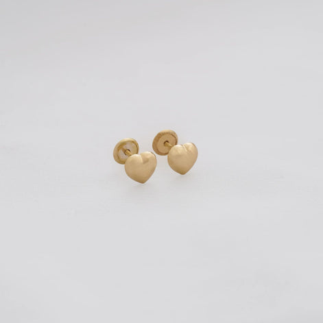Arete Corazón Rosca
