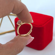 Anillo Circon Crystal 6mm