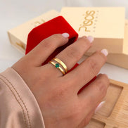 Anillo Solitario circon 4mm
